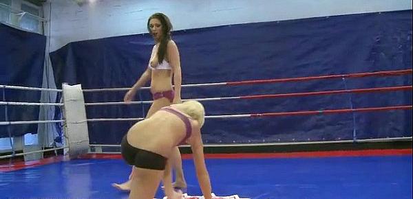  Nude Fight Club Presents Larah vs. Diana Stewart